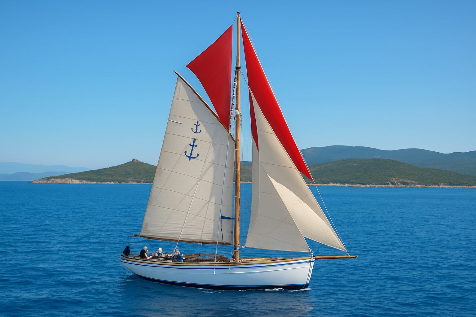 Madcap avec toutes ses Voiles