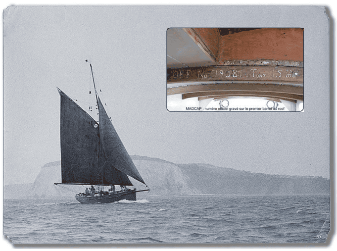 Archives de navigation du cotre pilote Madcap au XIXe siècle Canal de Bristol
